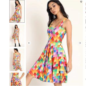Blackmilk Clothing - BIRDS OF PREY SCOOP LONGLINE DRESS